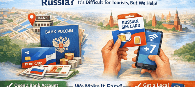 Nouveau service : aide à la carte SIM et au compte bancaire en Russie